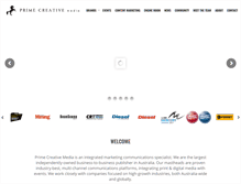 Tablet Screenshot of primecreative.com.au